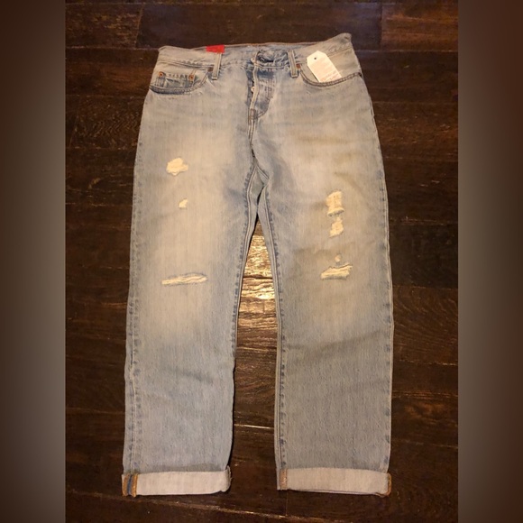 Levi’s Original fit 501ct Red Tab Jeans NWT Size 28 X 32 All cotton denim - Picture 1 of 13